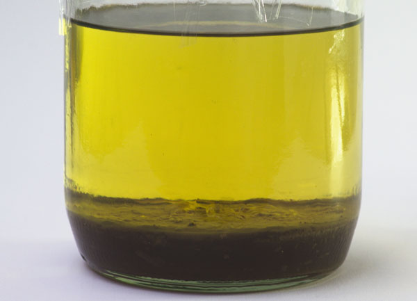 Contaminated diesel