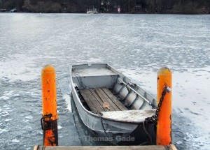 Boot im Eis
