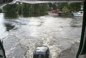 Und ... Tschüss Schleuse