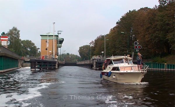 Berlin. Schleuse Spandau