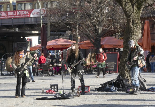 Musiker am Hackescher Markt 